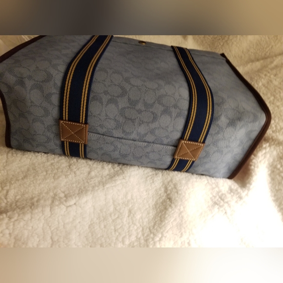 🎀NWT Authentic Coach Jacquard Spin Tote 42. Color: Slate.💖 - Picture 5 of 15